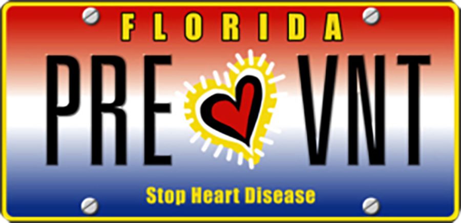 FL Heart Foundation Specialty Plate